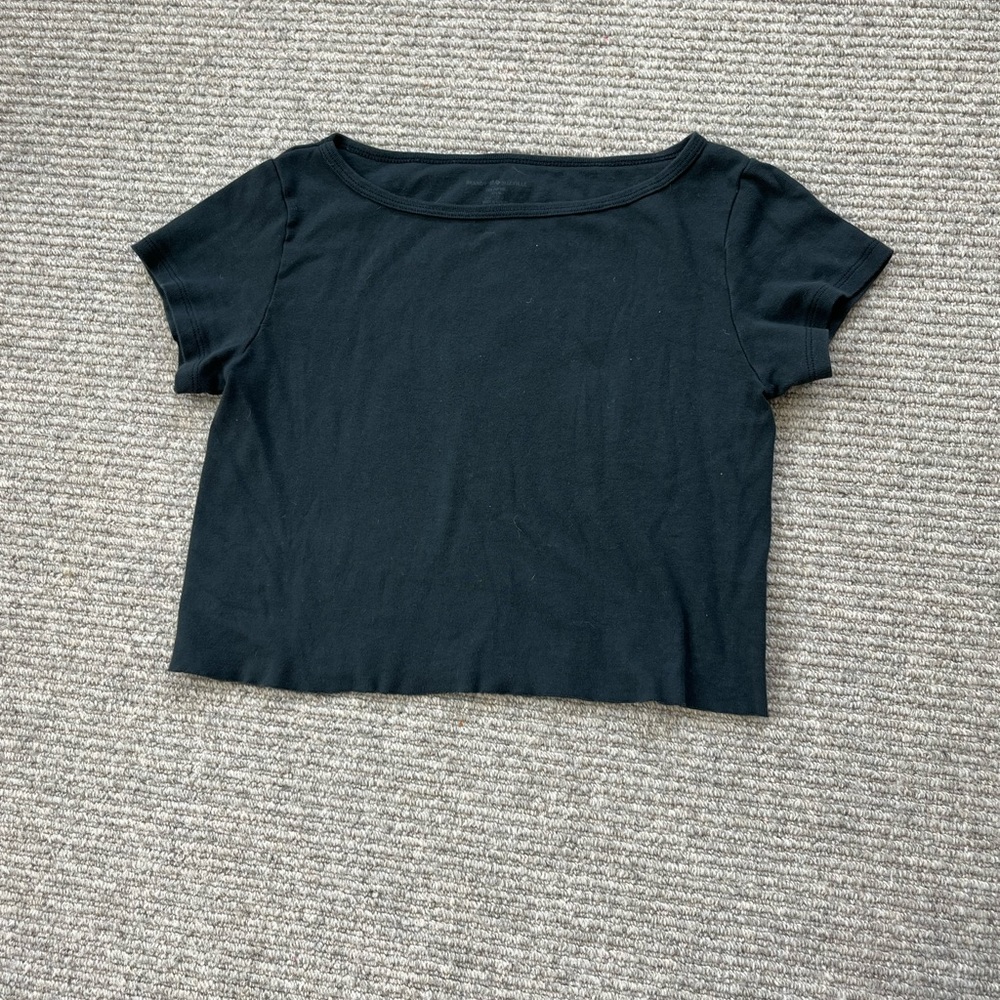 Cropped Black ayer